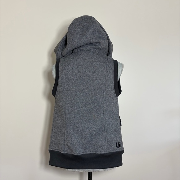 Burton Grey Sleeveless Hoodie Vest XSmall. - Picture 5 of 11